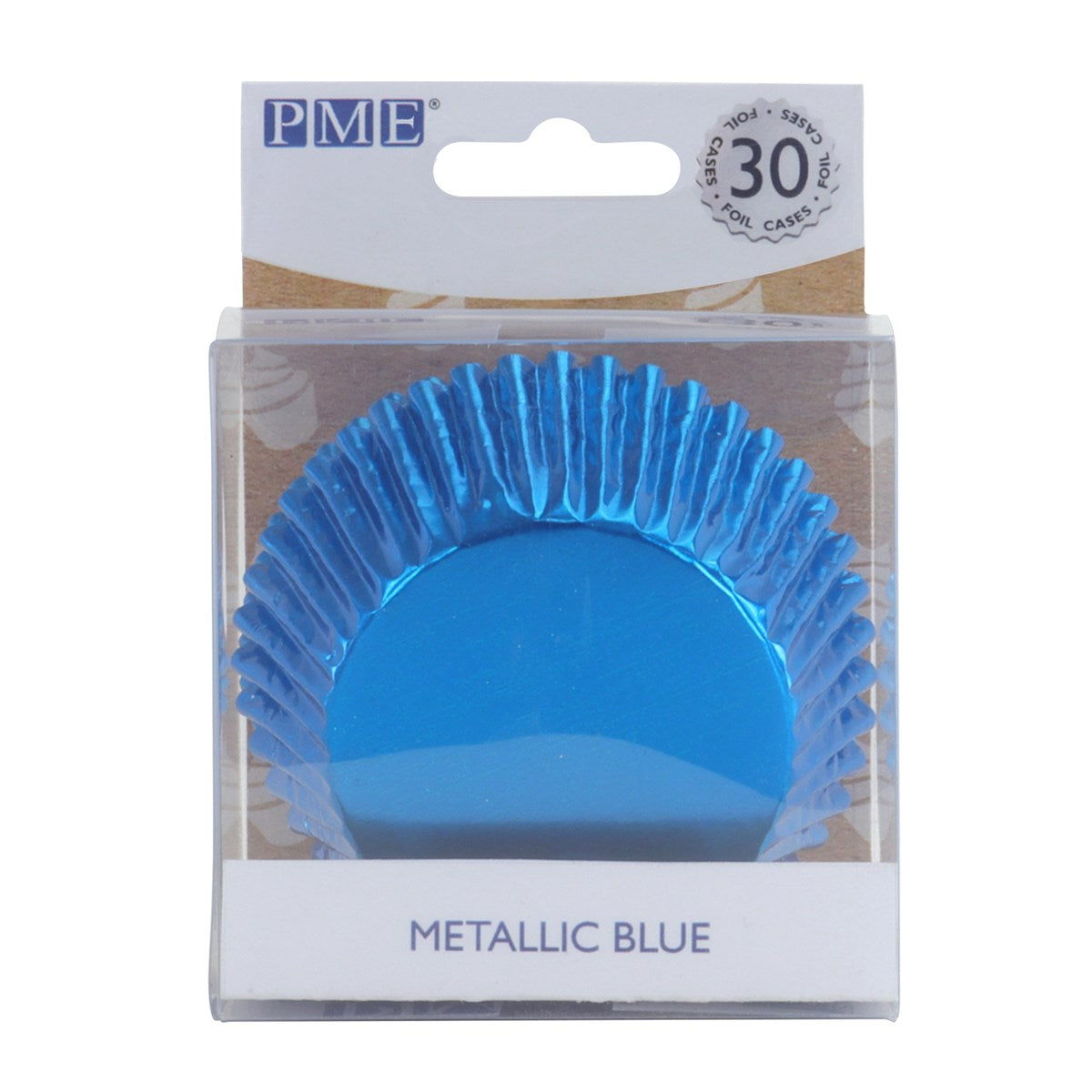 PME Foil Cupcake Metallic Blue 30ct