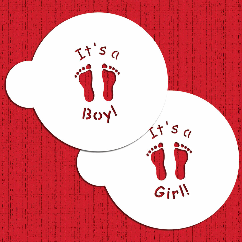 Designer Stencils Cookie Stencil- It is a boy/ girl