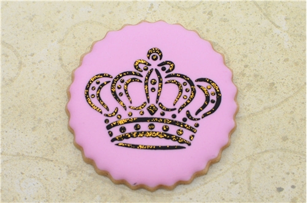 Designer Stencils Cookie Stencil- Royal Crowns