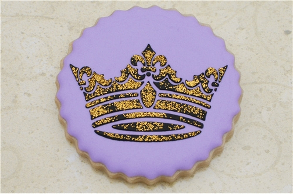 Royal Crowns Cookie Stencil