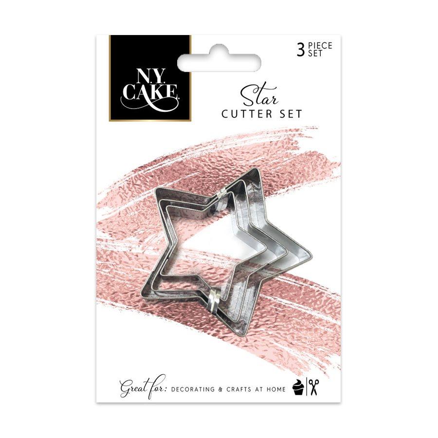 Star Fondant Cookie Pastry Cutter Set NY Cake Cookie Cutter - Bake Supply Plus