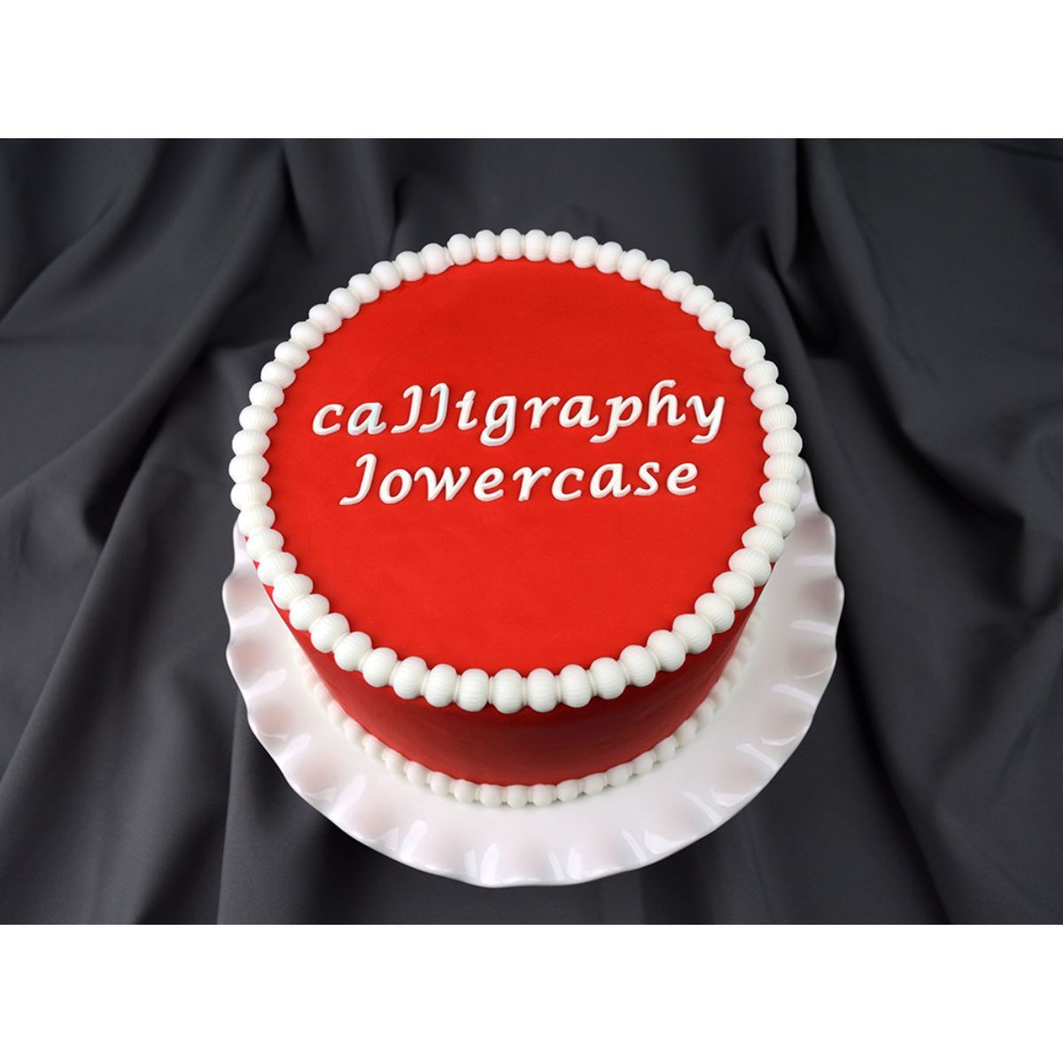 Calligraphy Lowercase Flexabet™ Mold - Bake Supply Plus