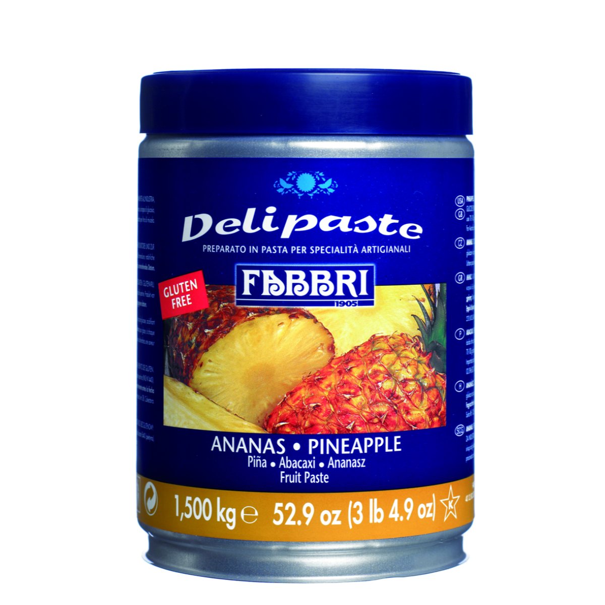 Fabbri Pineapple Delipaste/Compound - Bake Supply Plus