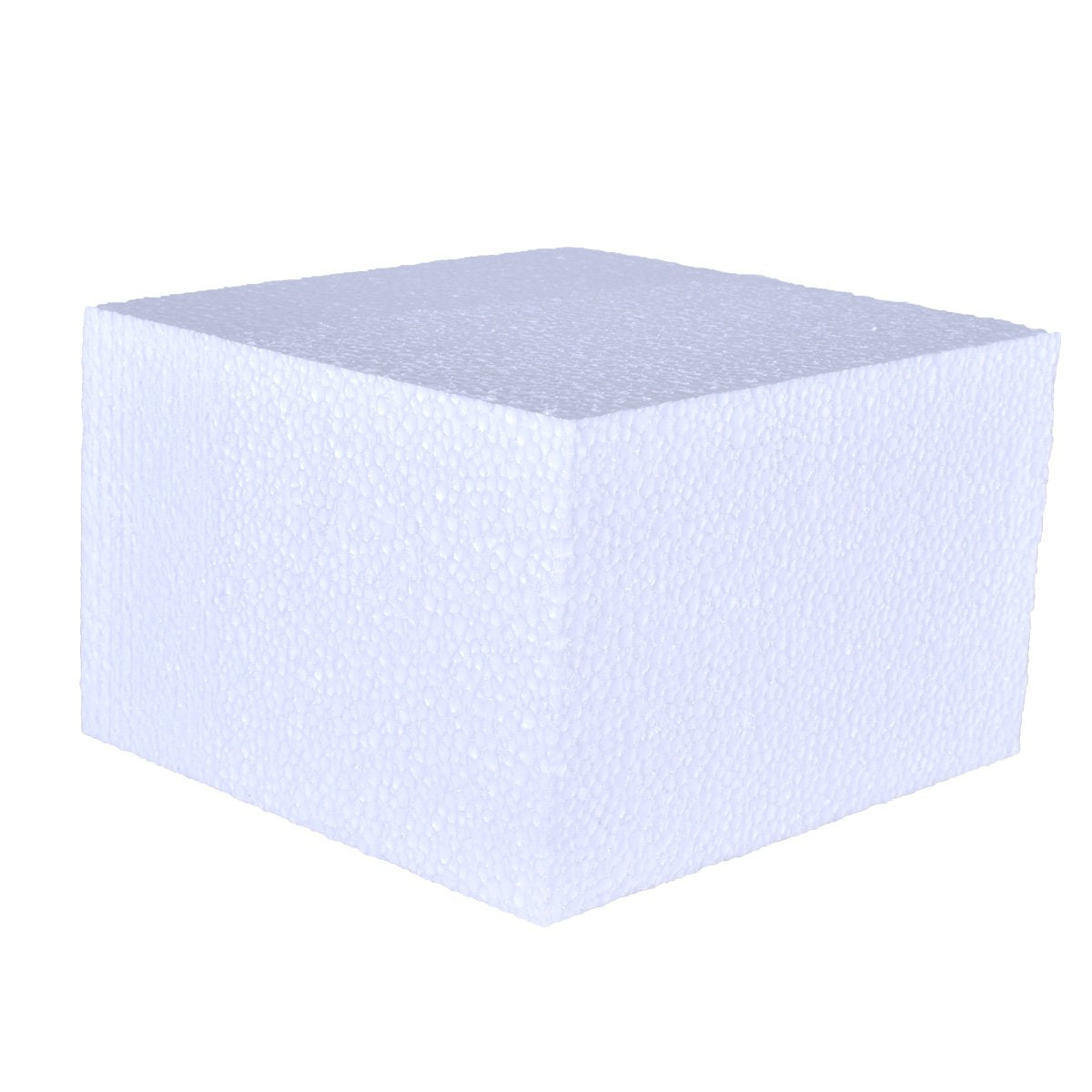 Foam Cake Dummies - 6x6x4 Square Bake Supply Plus Cake Dummy Square - Bake Supply Plus