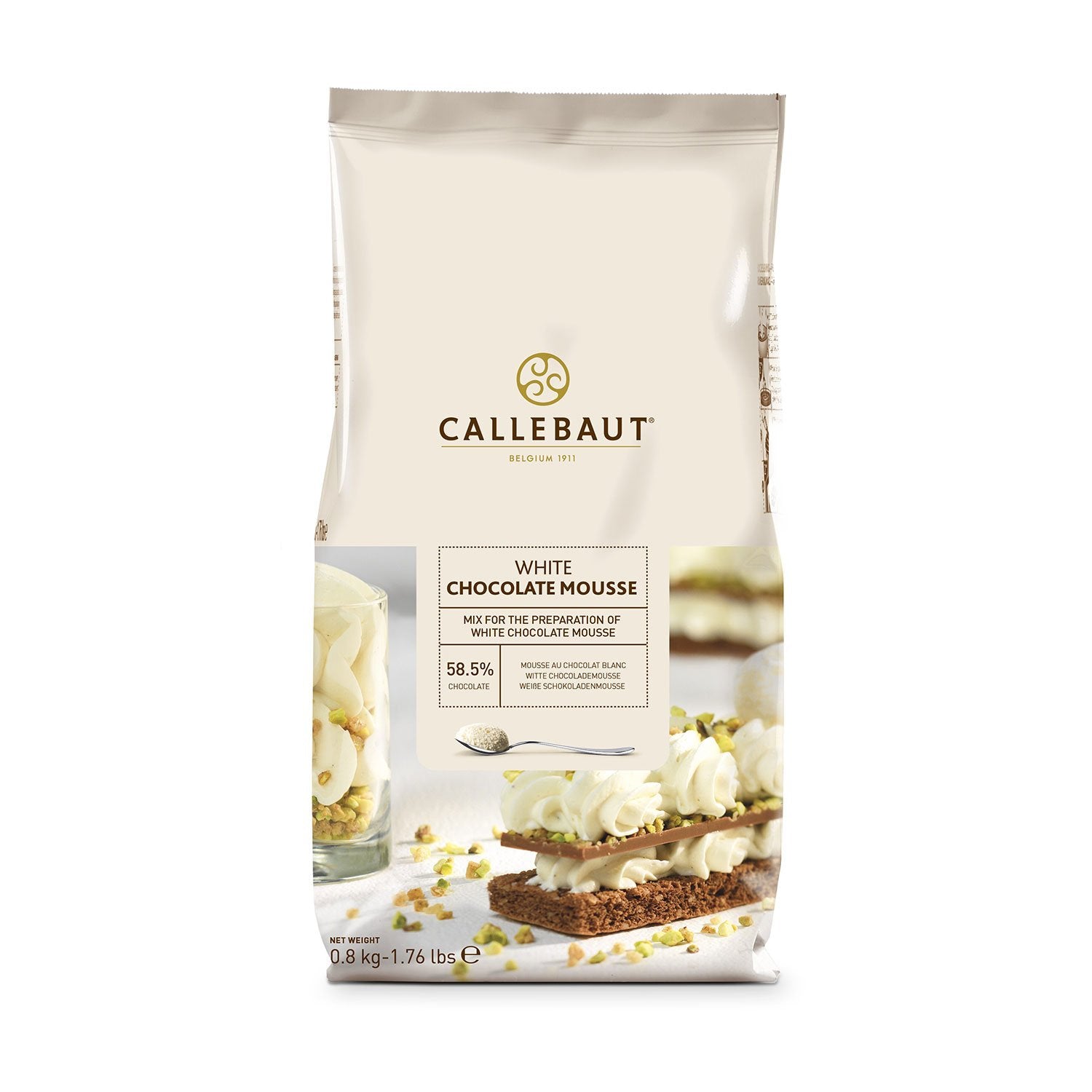 Callebaut Instant Powder for White Chocolate Mousse Callebaut Mix - Bake Supply Plus