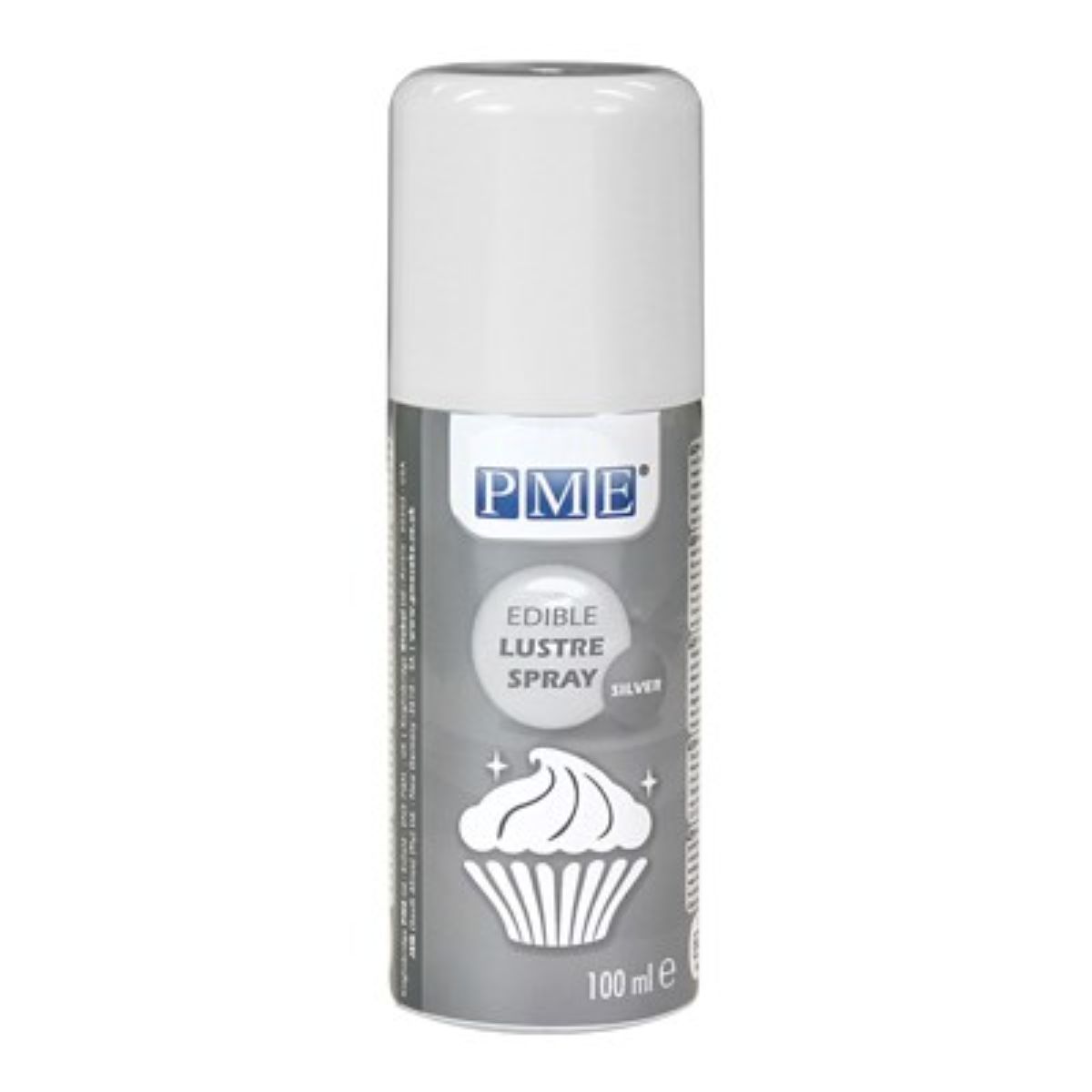 PME Silver Edible Luster Spray 3.38oz