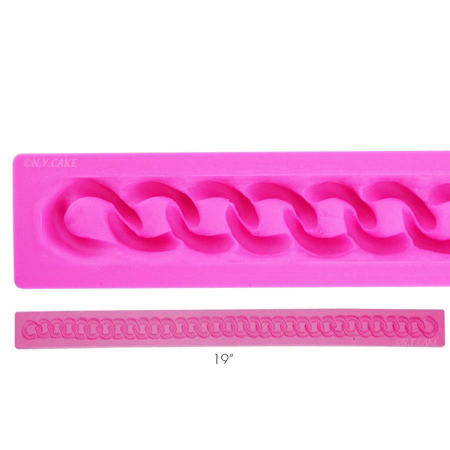 Large Chain Mold By Lisa Mansour NY Cake Silicone Mold - Bake Supply Plus