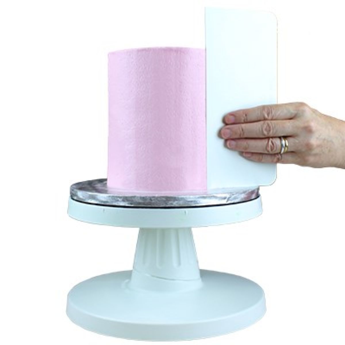 Amazon.com: Lacupella Acrylic Cake Scraper 12 inch Tall with Flora Comfy  Grips Combo - 1 piece Scraper and 2 pieces of Silicone Grips - For  Buttercream Icing Ganache Smoother: Home & Kitchen