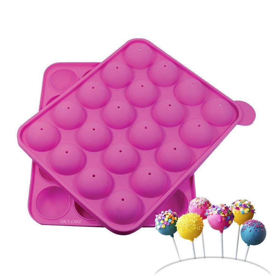 Fat Daddio's 3.89-Ounce Silicone Bakeware, Rose