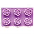 NY Cake Open Rose Silicone Baking Mold- 6 Cavities