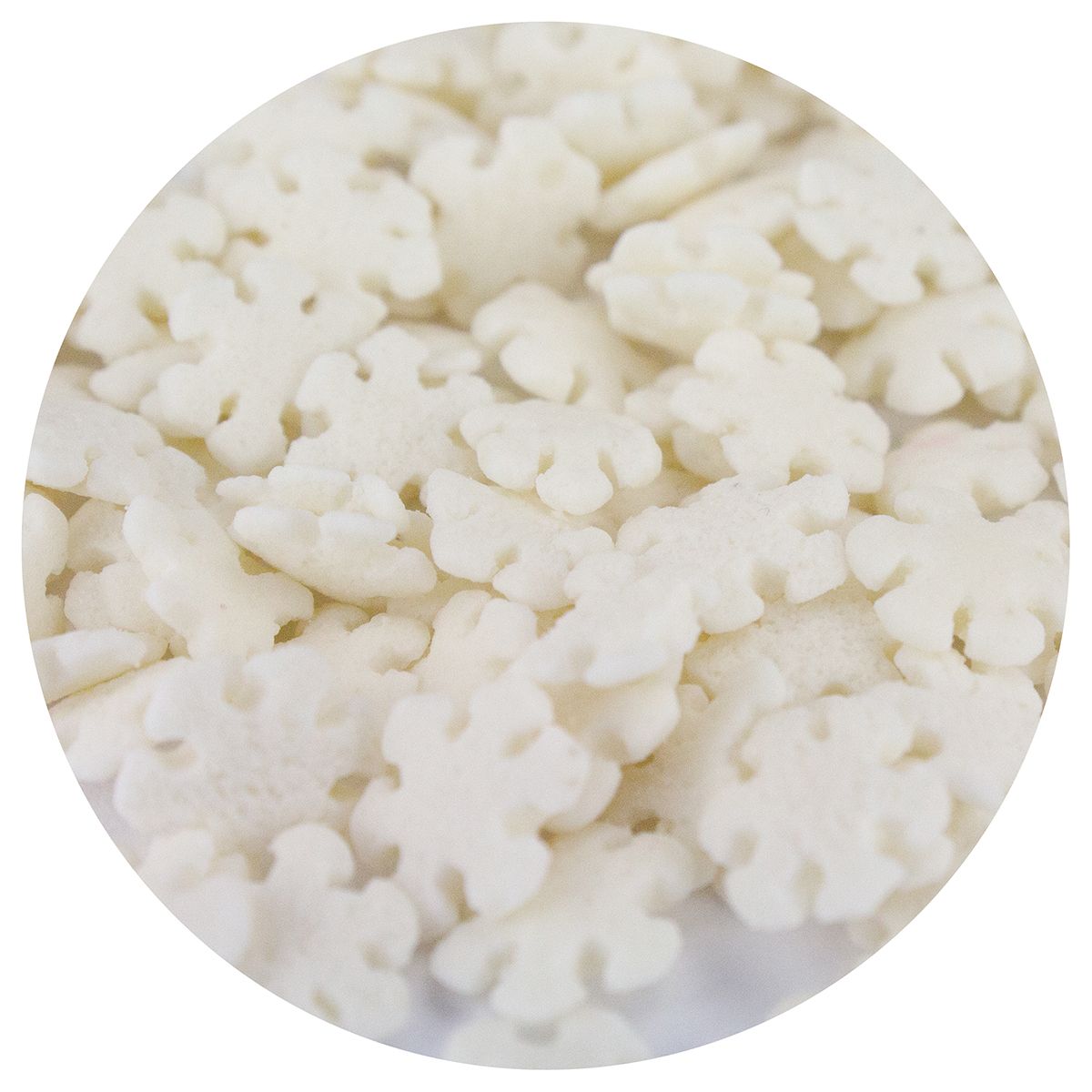 CK White Snowflakes Edible Confetti