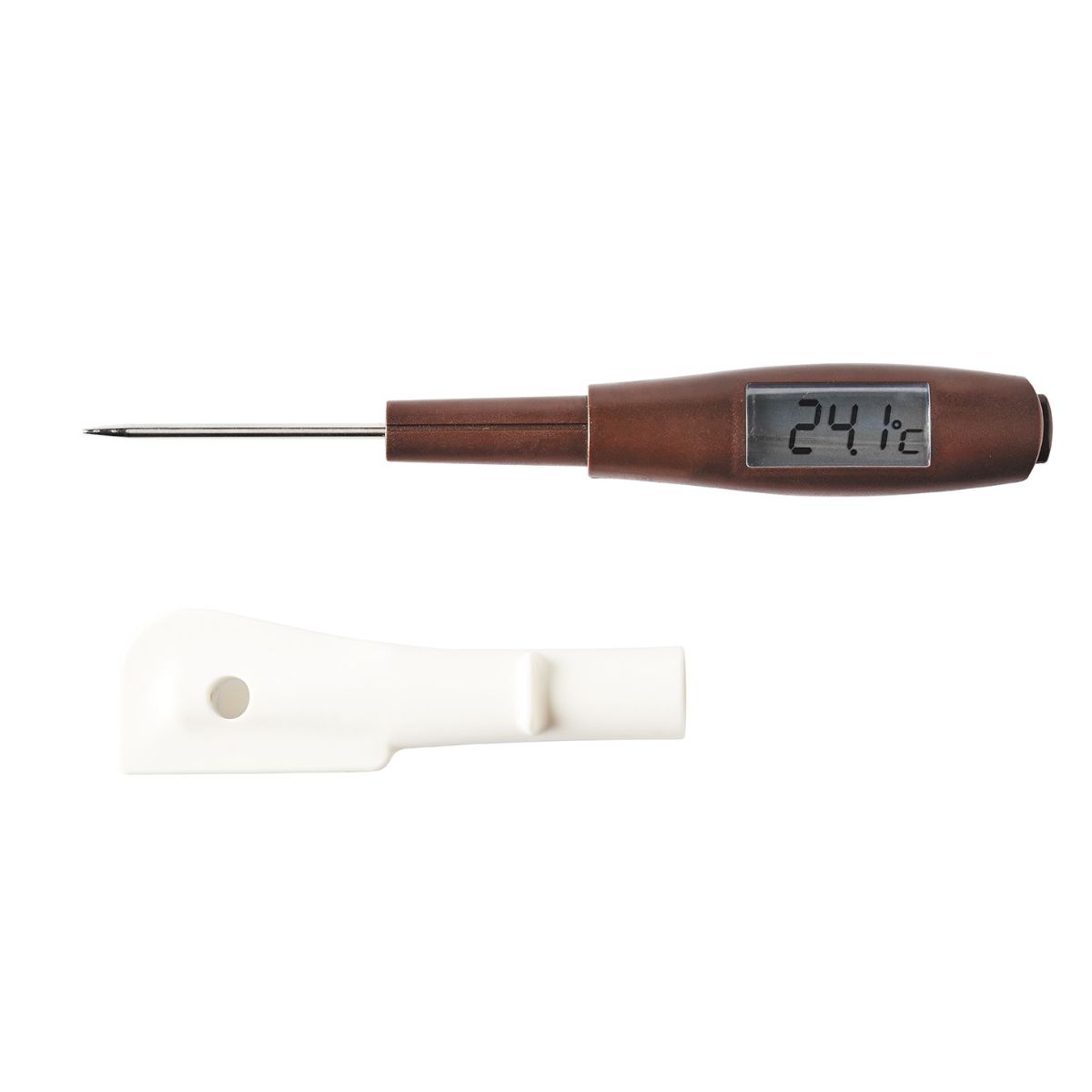 Mastrad Candy Thermometer Spatula: 2-in-1 Digital Thermospatula and Probe - Spatula with Built in Thermometer Probe for Precise Control of Candy, Jell