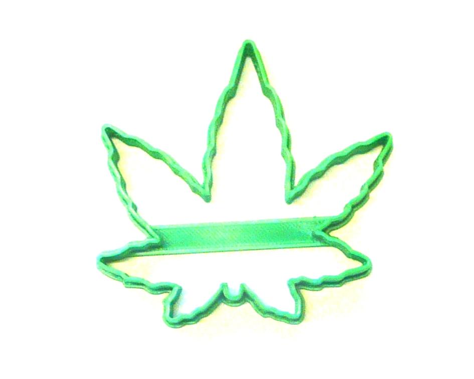 Cookie Cutter Small Cannabis Leaf