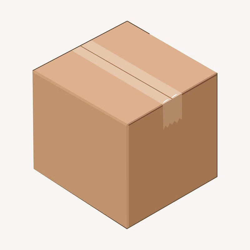shipping box clipart