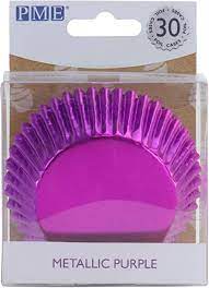PME Foil Cupcake Metallic Purple 30ct