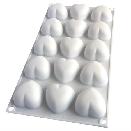 NY Cake Silicone Mini Hearts 15 Cavities